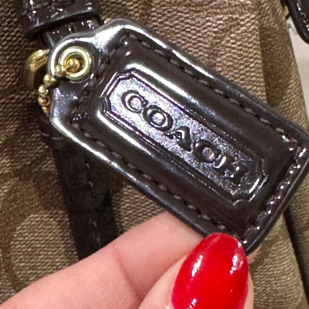 Coach F49862 Peyton Signature Bennett Mini Satchel Handbag Crossbody Bag - Picture 11 of 12